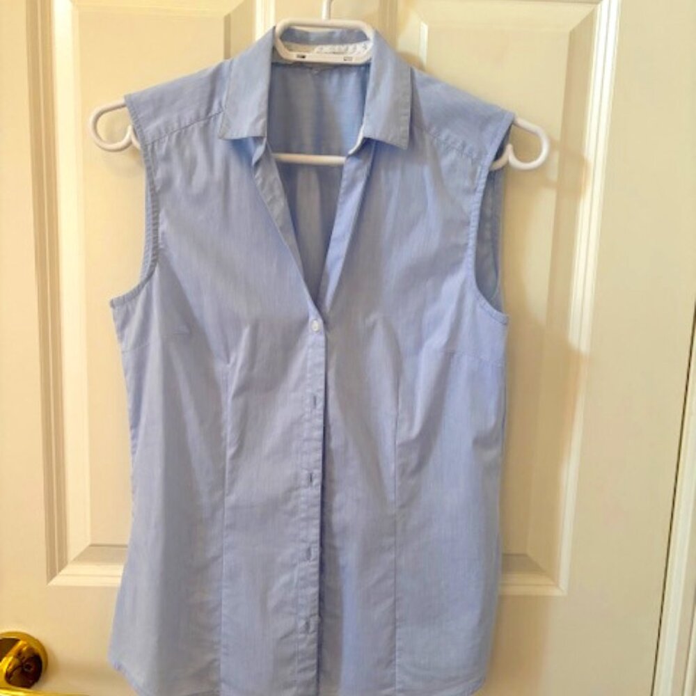 H&M Light Blue sleevless Summer Top  Size S